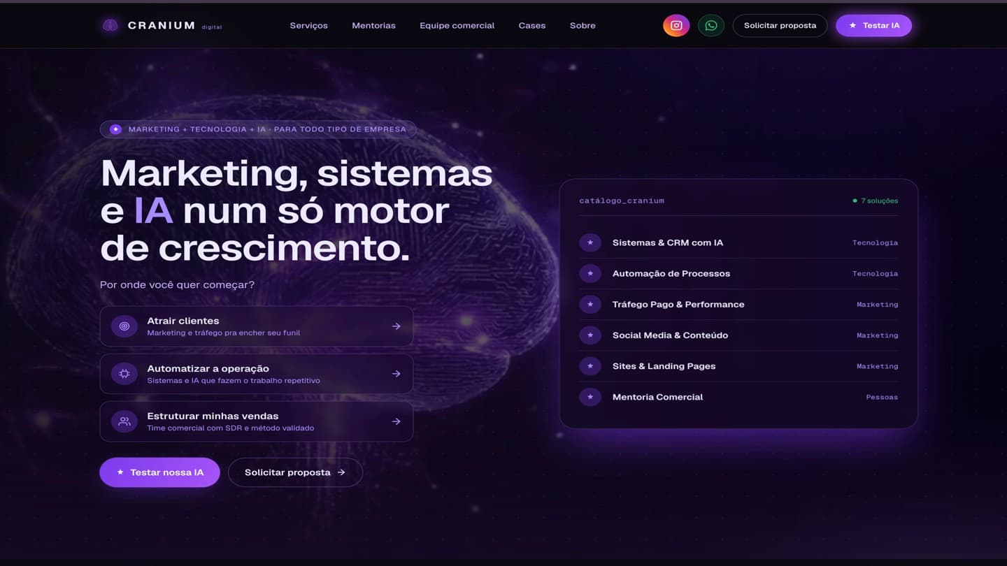 Screenshot de Cranium Digital